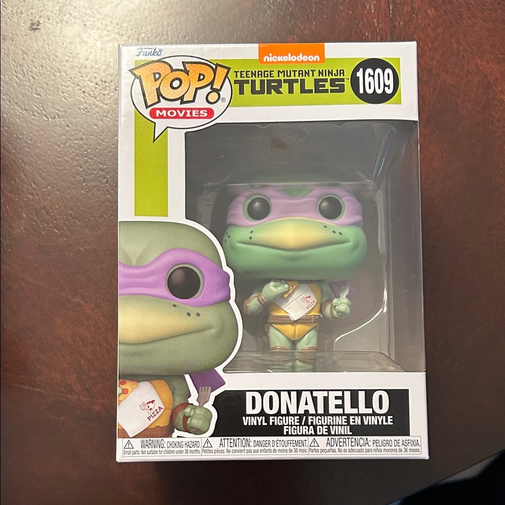 Funko Pop Donatello with Purple Mask and Green Skin